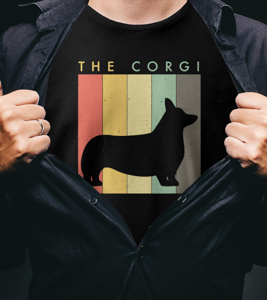 The Corgi Retro Vintage Dog T-Shirt