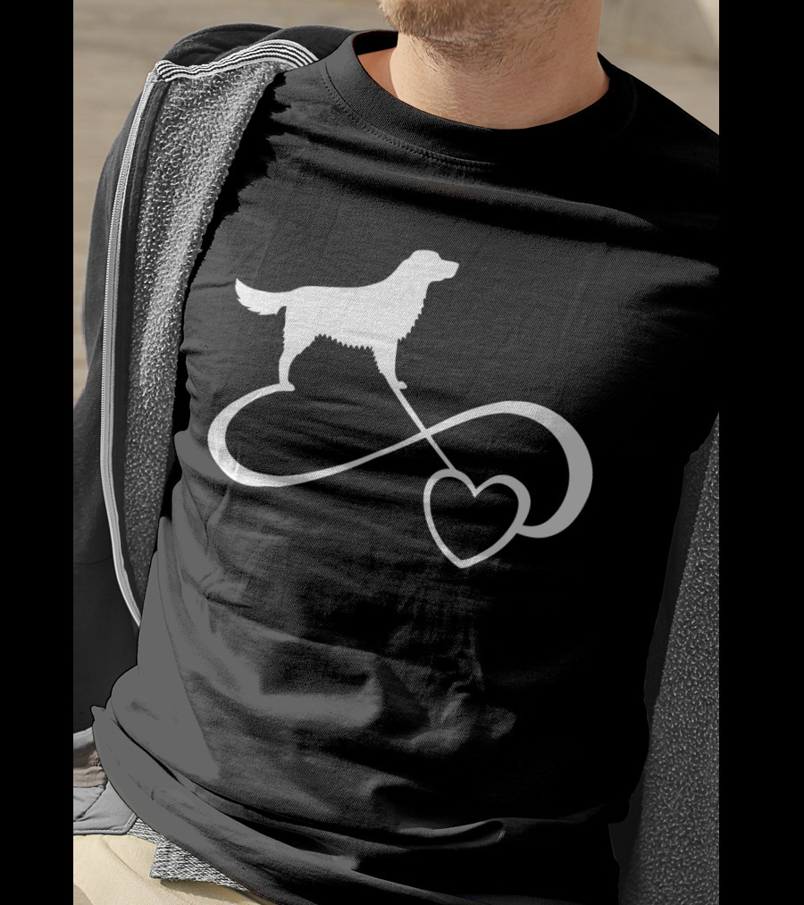 Golden Retriever Dog Lover Infinity Heart Dog Breed T-Shirt