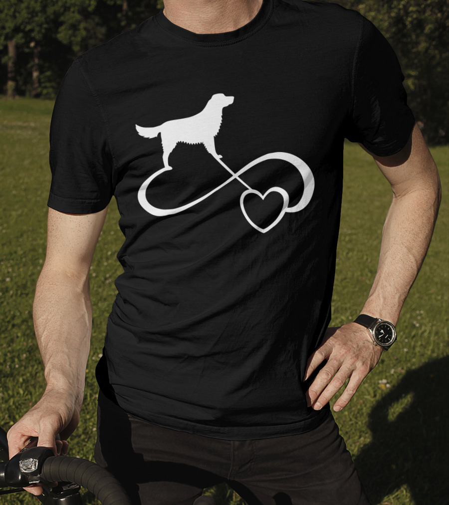 Golden Retriever Dog Lover Infinity Heart Dog Breed T-Shirt