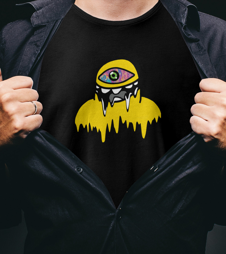 Subtronics Cyclops Melting Creature Psychedelic Eye T-Shirt