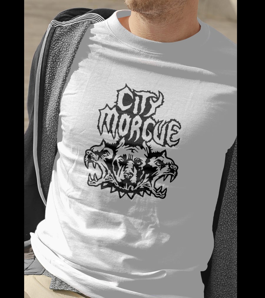 City Morgue Three-Headed Dog T-Shirt