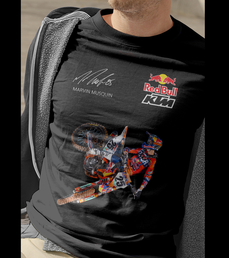 Marvin Musquin Red Bull KTM Racing Action Signature T-Shirt