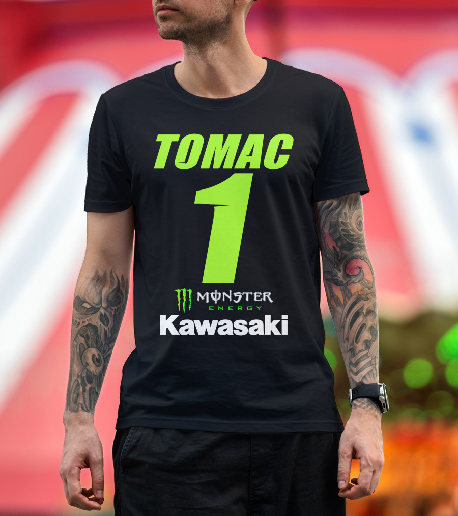 Tomac 1 Monster Energy Kawasaki T-Shirt