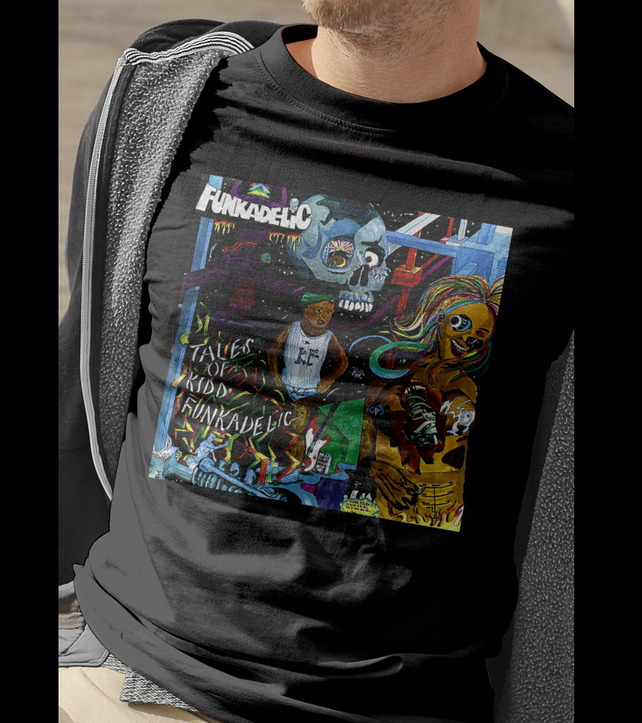Funkadelic Tales Of Kidd Funkadelic Vibrant Psychedelic T-Shirt