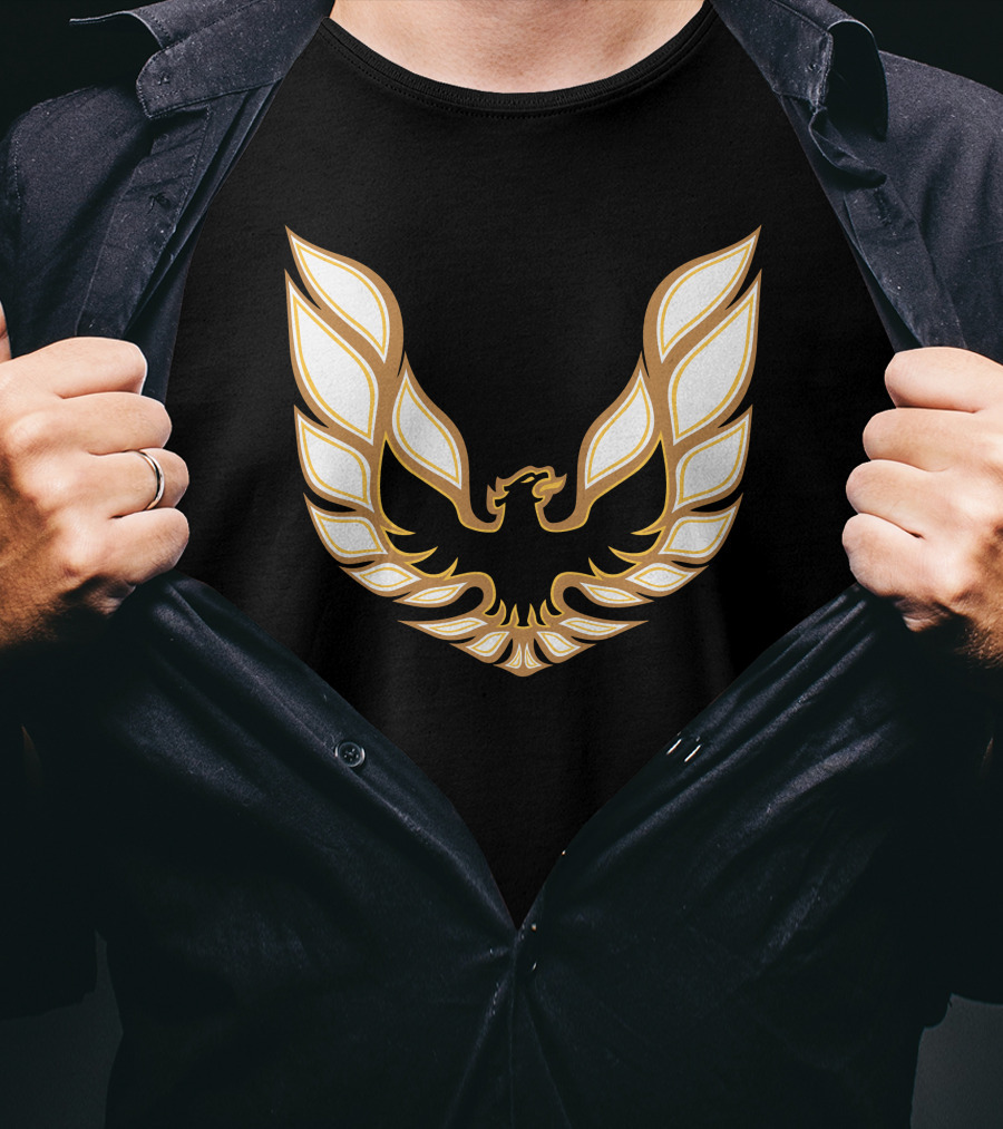 Pontiac Firebird Iconic Gold Phoenix T-Shirt