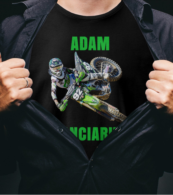 Adam Cianciarulo Motocross Racer 92 Action Image T-Shirt
