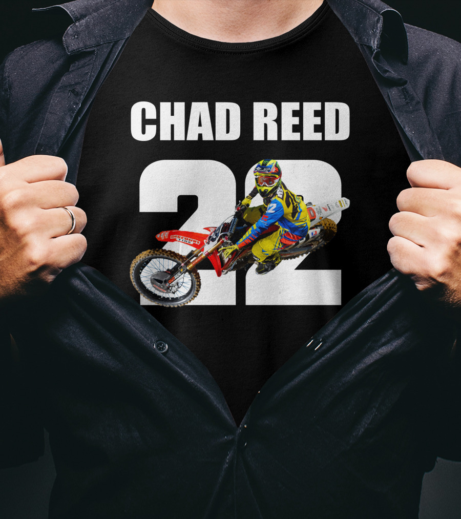 Chad Reed 22 Motocross Racing T-Shirt