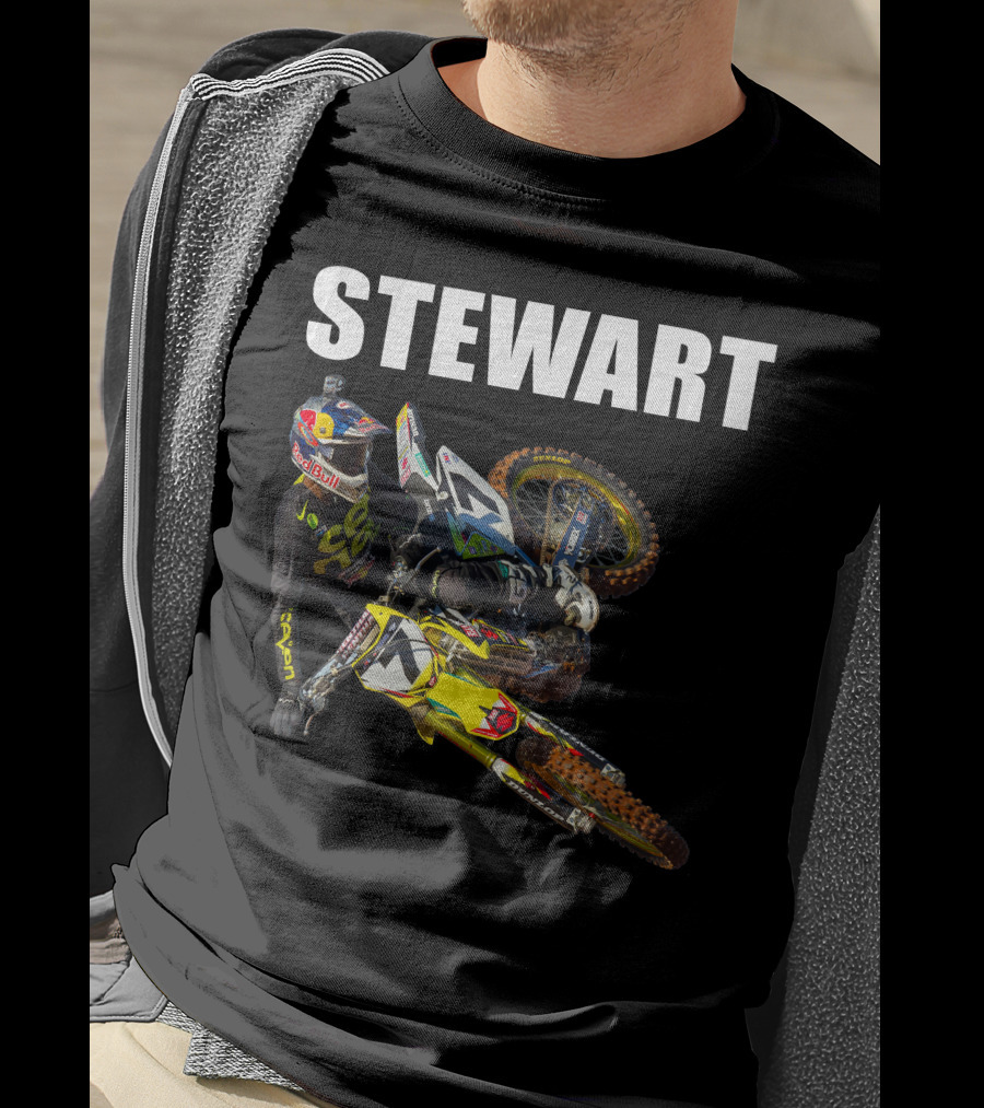 STEWART Moto Racer Number 7 T-Shirt