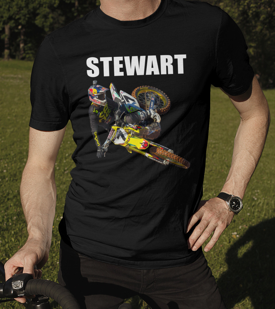 STEWART Moto Racer Number 7 T-Shirt