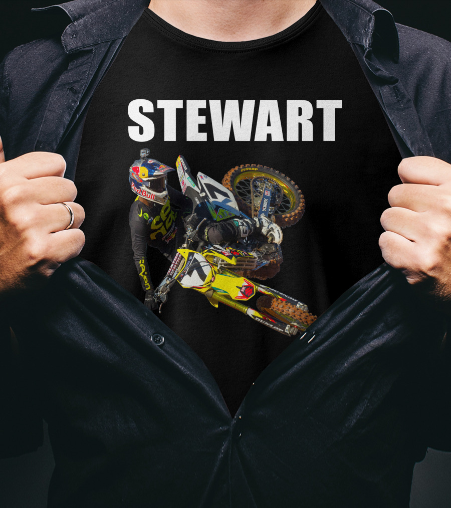 STEWART Moto Racer Number 7 T-Shirt