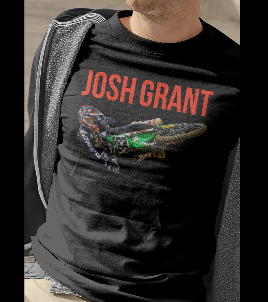 Josh Grant Motocross Rider 33 Racing Action T-Shirt