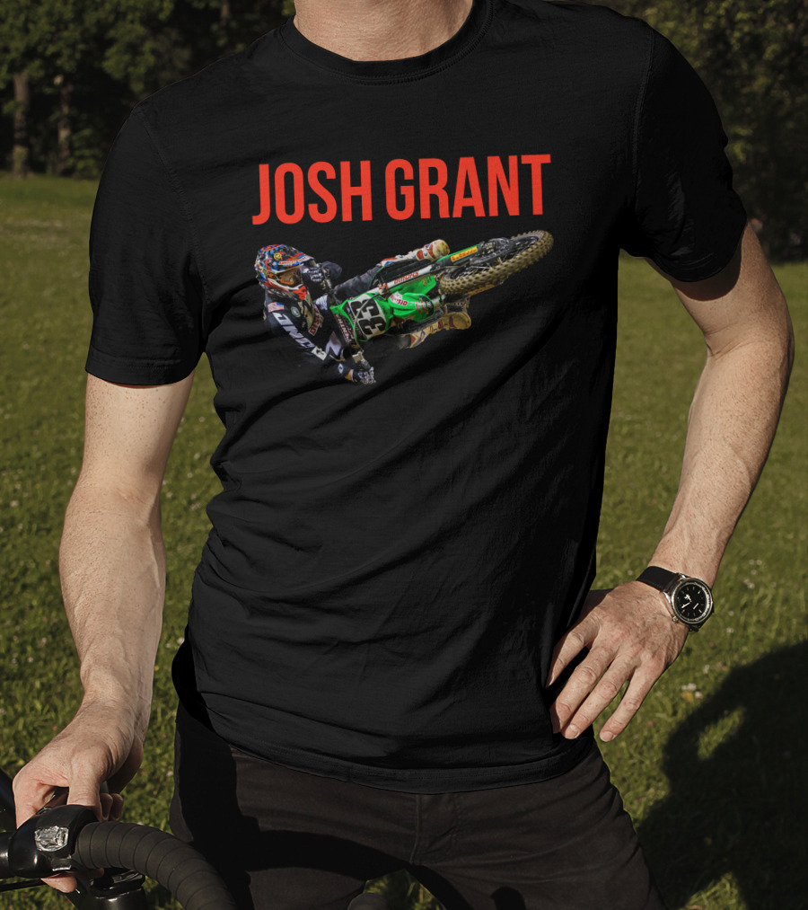 Josh Grant Motocross Rider 33 Racing Action T-Shirt