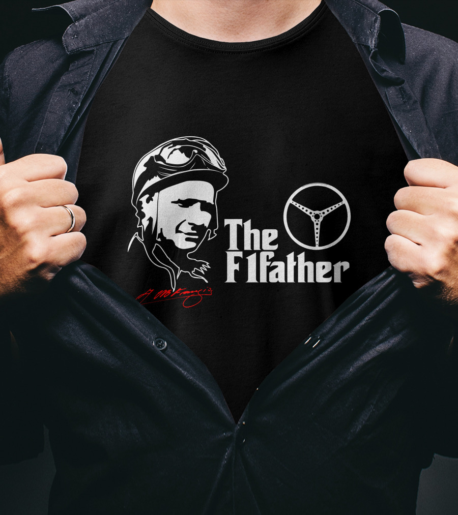 The F1 Father Juan Manuel Fangio Mercedes-Benz T-Shirt