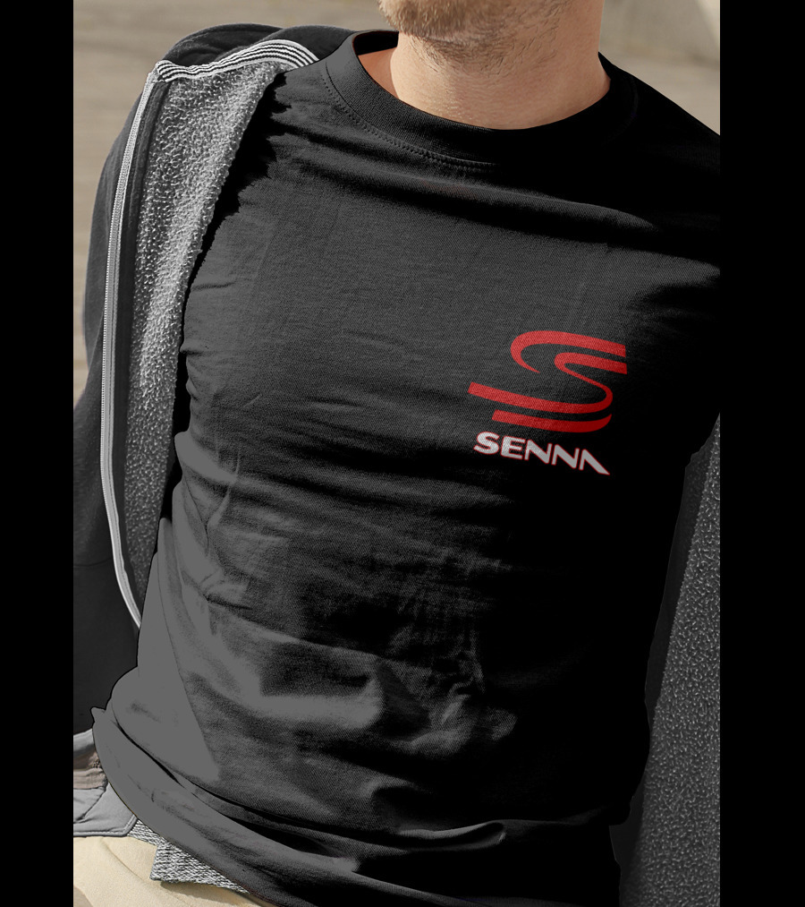 Thank You Ayrton Senna Da Silva Iconic Red S Logo Senna T-Shirt