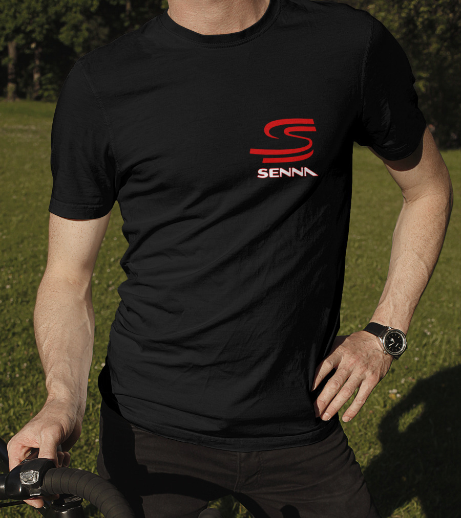 Thank You Ayrton Senna Da Silva Iconic Red S Logo Senna T-Shirt