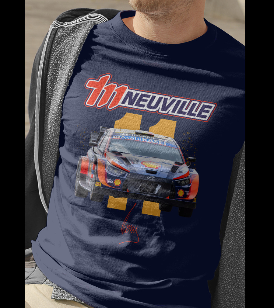 Thierry Neuville Hyundai I20 N Rally1 Asahi Kasei Shell Racing 11 T-Shirt