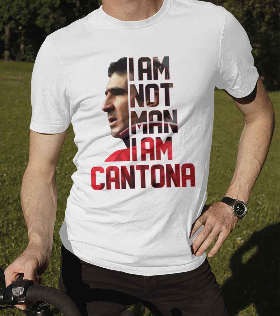 I AM NOT MAN I AM CANTONA Football Legend Iconic Image T-Shirt