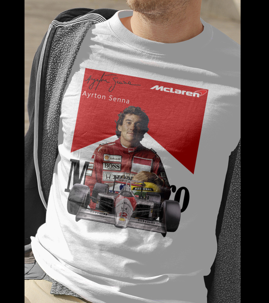 Ayrton Senna McLaren Racing Legend T-Shirt