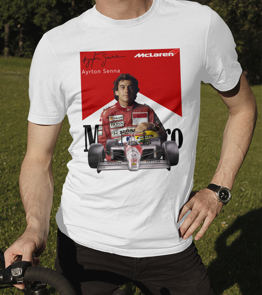Ayrton Senna McLaren Racing Legend T-Shirt