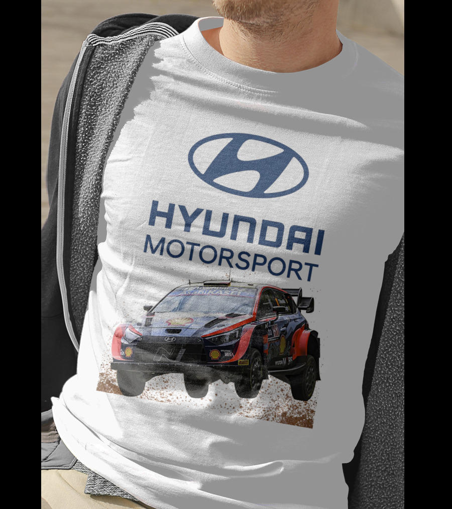 Hyundai Motorsport Neuville Rally Car Team T-Shirt