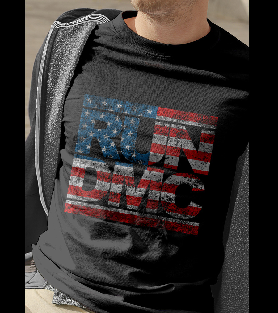 RUN DMC American Flag Style 63 T-Shirt