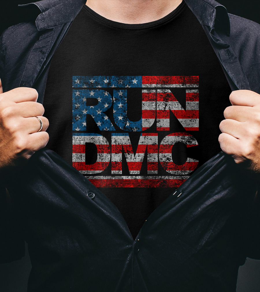 RUN DMC American Flag Style 63 T-Shirt