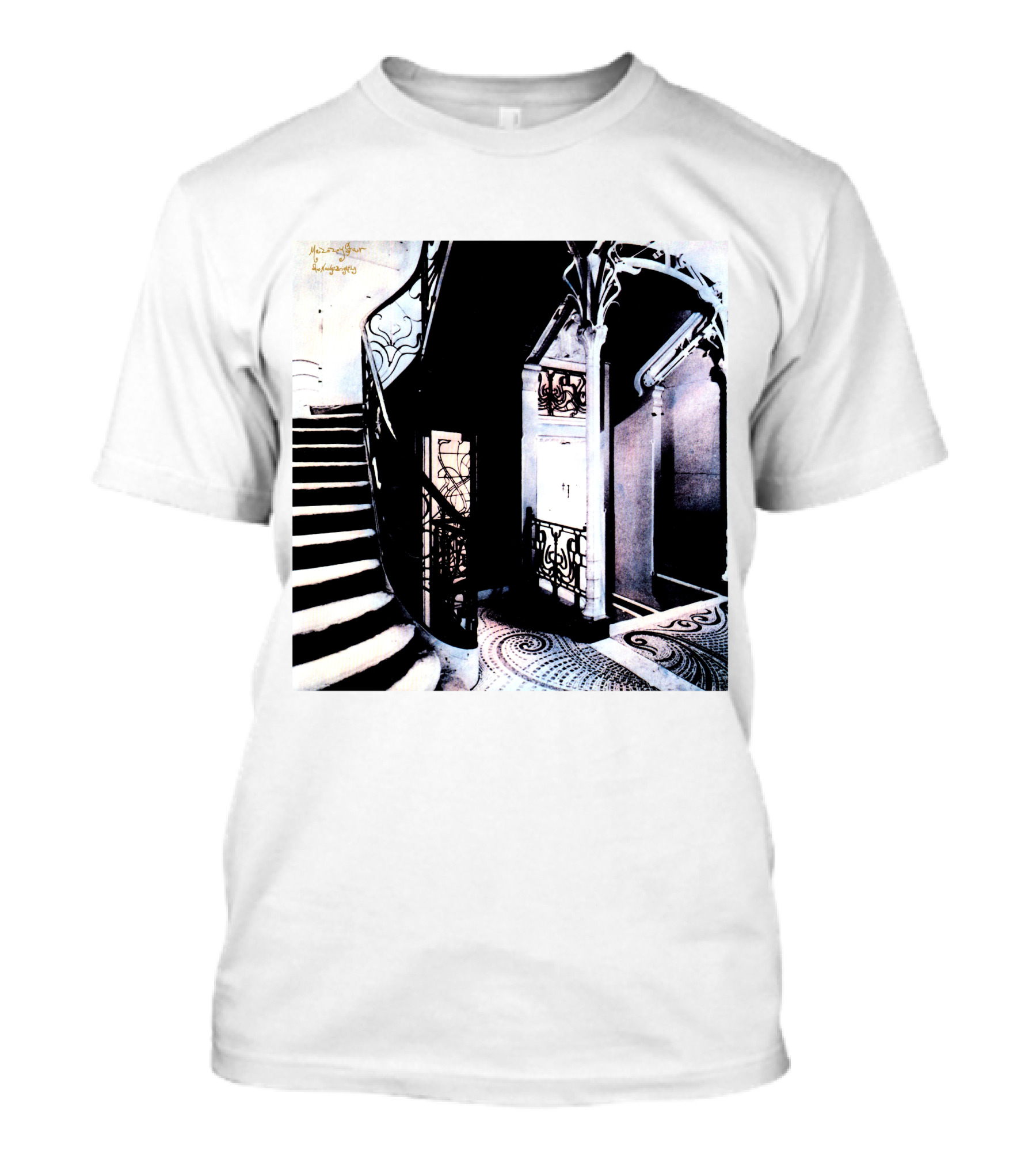 Cocteau Twins Heaven Or Las Vegas Art Nouveau Staircase T-Shirt