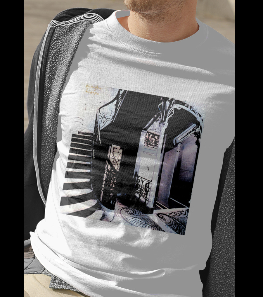 Cocteau Twins Heaven Or Las Vegas Art Nouveau Staircase T-Shirt