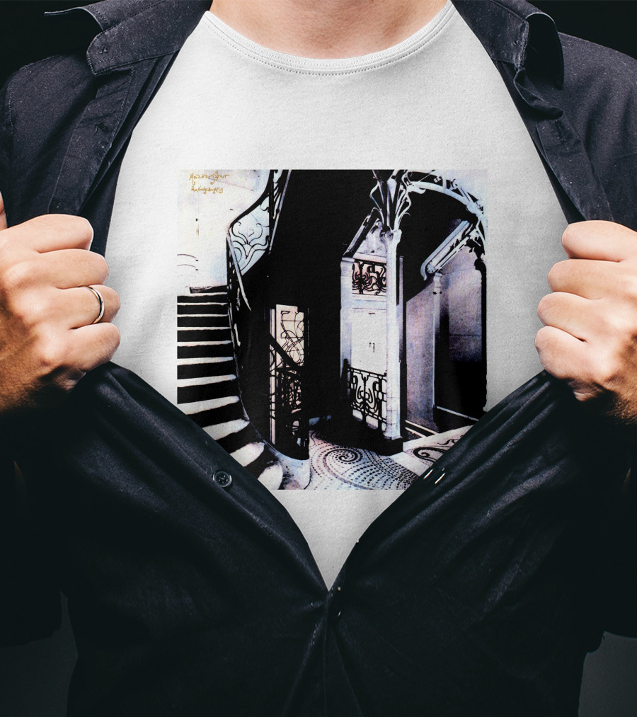 Cocteau Twins Heaven Or Las Vegas Art Nouveau Staircase T-Shirt