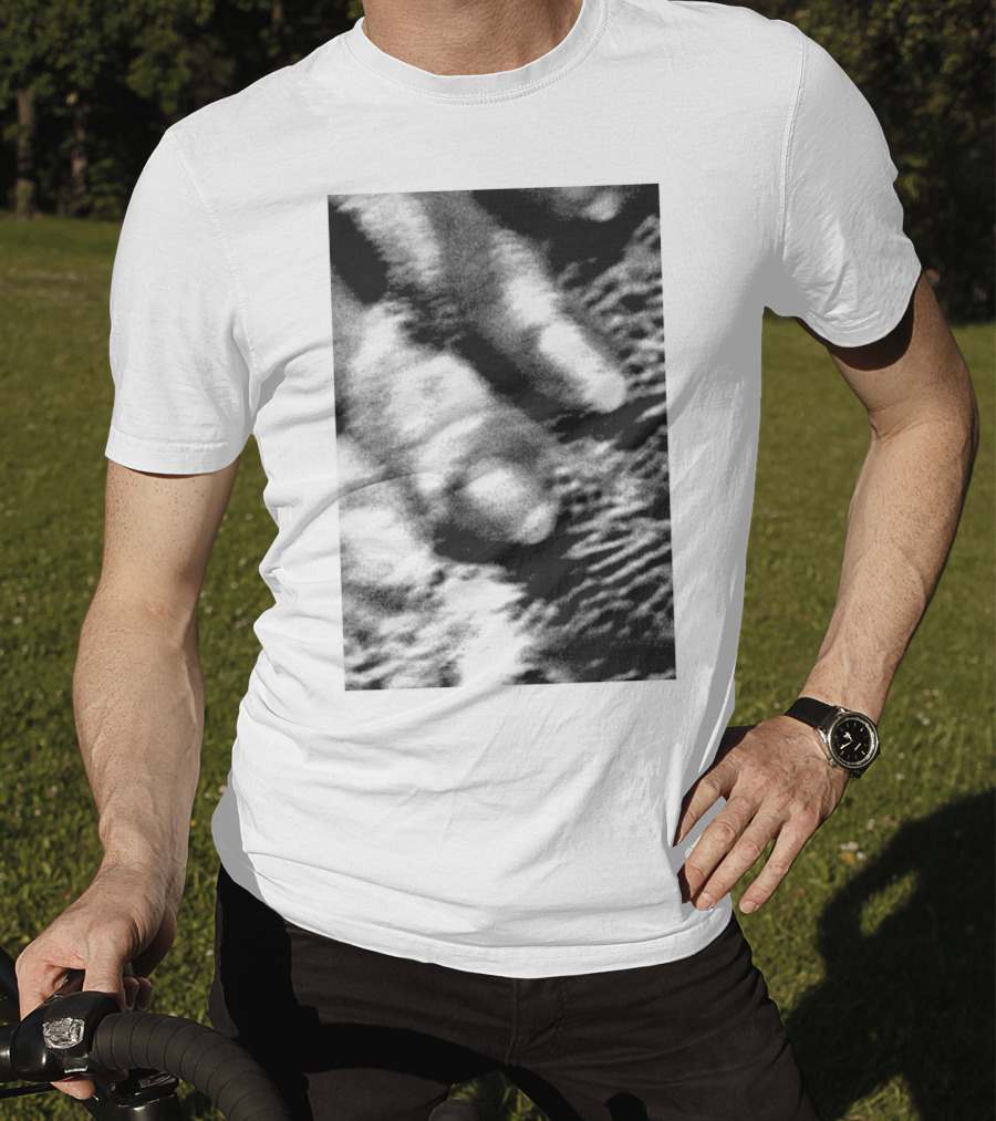 Cocteau Twins 18 Monochrome Abstract Texture T-Shirt