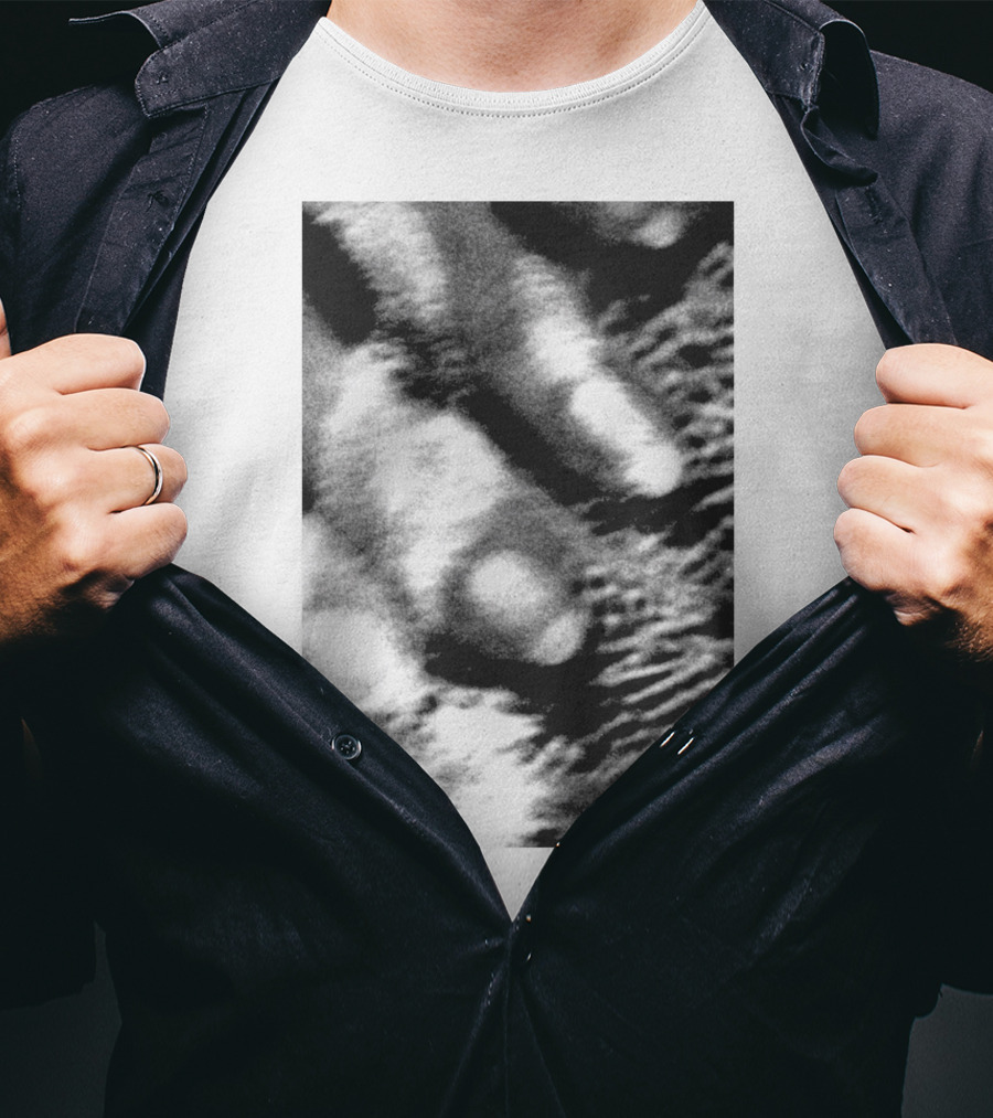 Cocteau Twins 18 Monochrome Abstract Texture T-Shirt