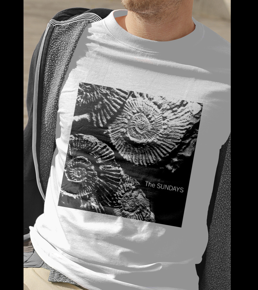 The Sundays Cocteau Twins Ammonite Fossil T-Shirt
