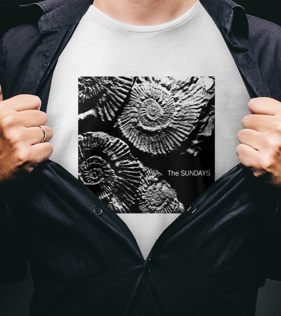The Sundays Cocteau Twins Ammonite Fossil T-Shirt