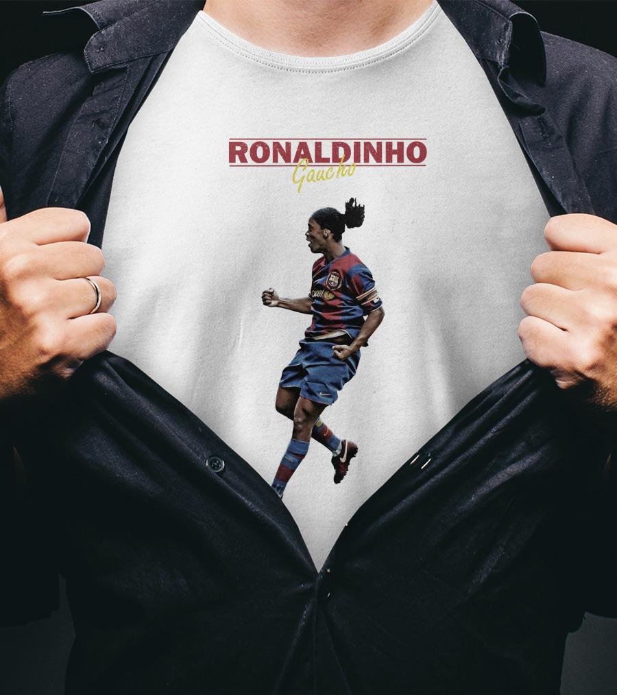 Ronaldinho Gaúcho Barcelona Soccer Legend T-Shirt