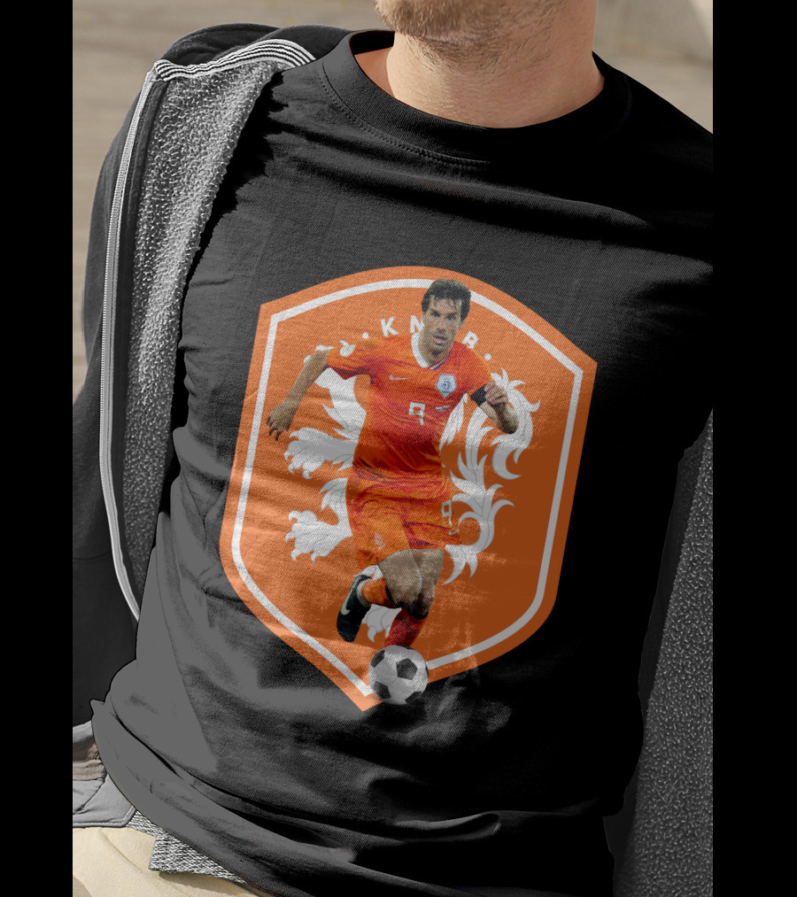 KNVB Ruud Van Nistelrooy Dutch Soccer Legend T-Shirt