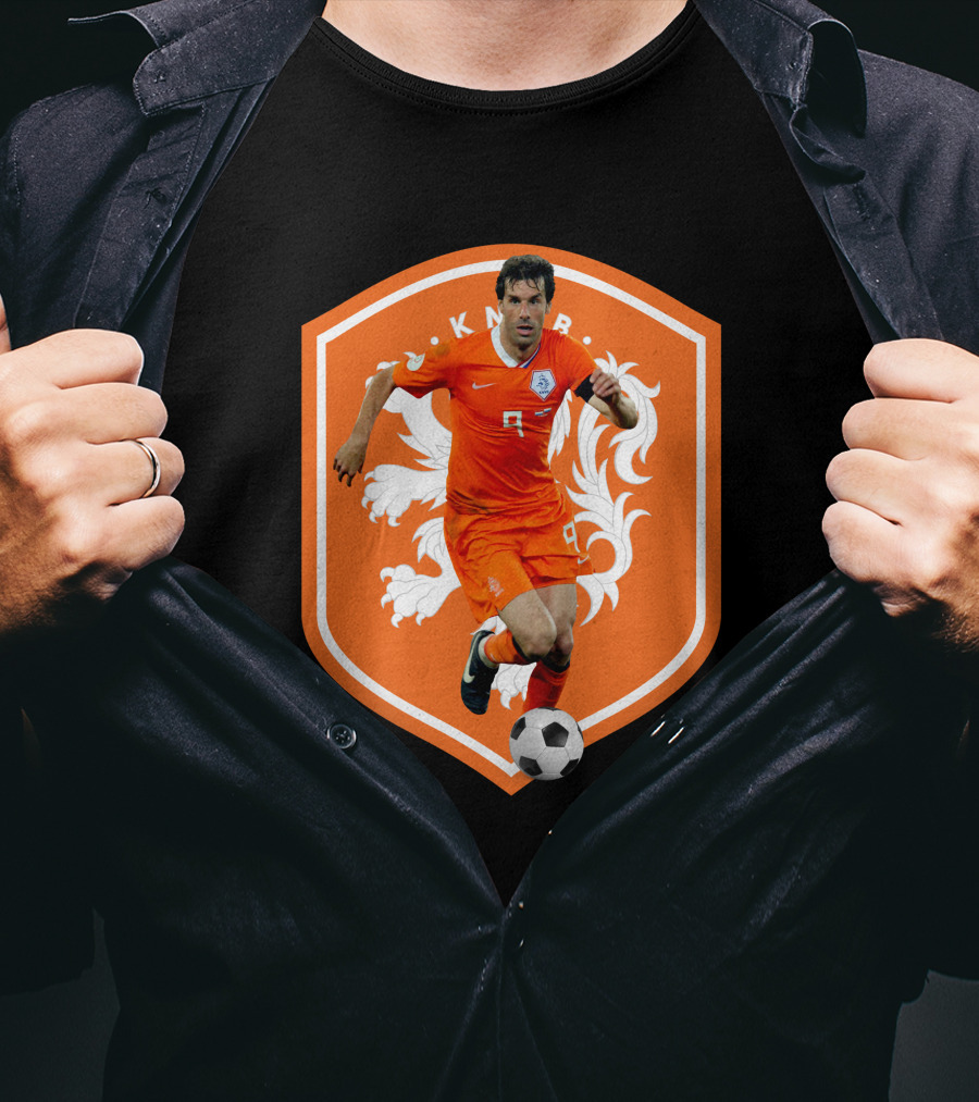 KNVB Ruud Van Nistelrooy Dutch Soccer Legend T-Shirt