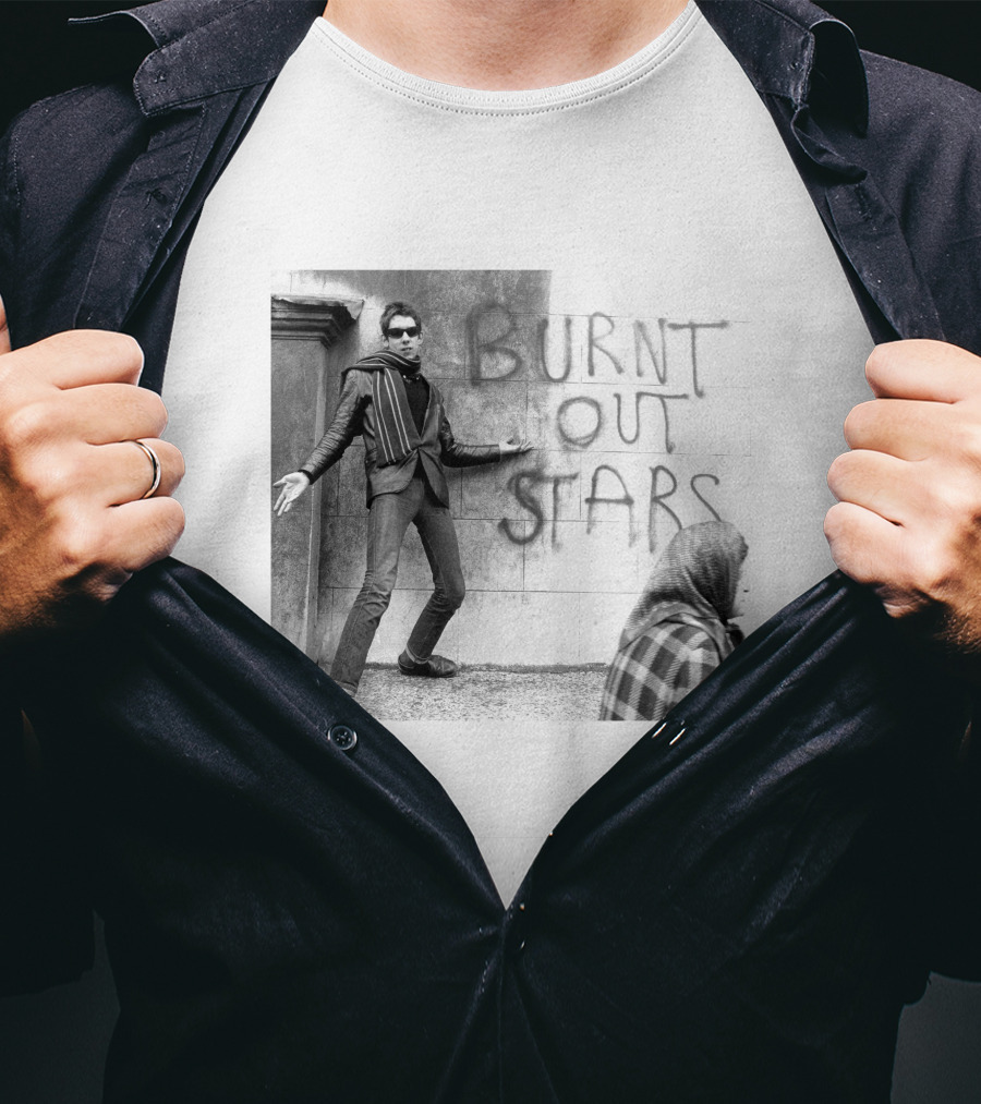 Shane Macgowan Burnt Out Stars Graffiti Photography T-Shirt