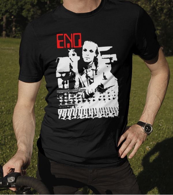 ENO Red Text Minimalist T-Shirt