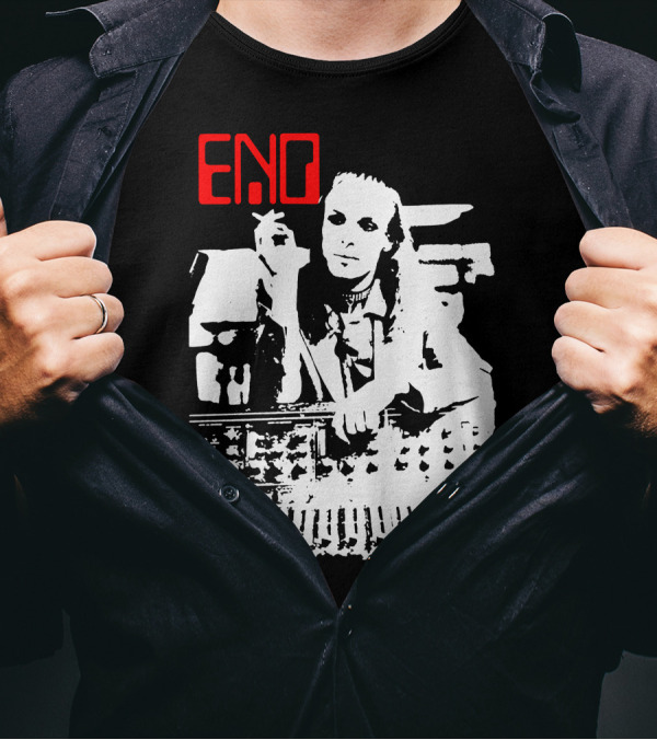 ENO Red Text Minimalist T-Shirt