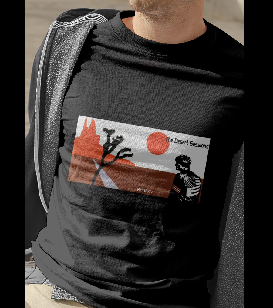 The Desert Sessions Vol III/IV Red Sun Joshua Tree T-Shirt