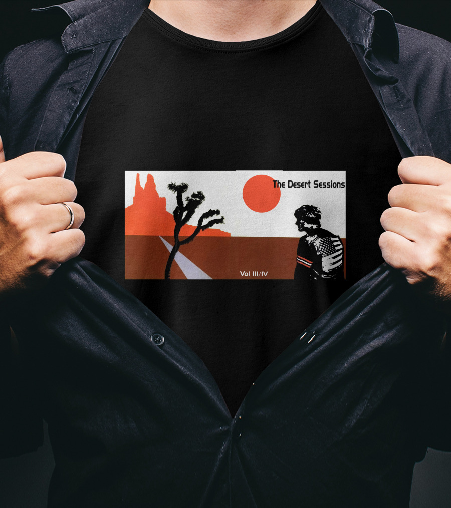 The Desert Sessions Vol III/IV Red Sun Joshua Tree T-Shirt