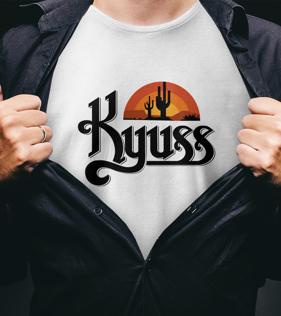 Kyuss Rock Metal Desert Sunset Stoner Hard T-Shirt