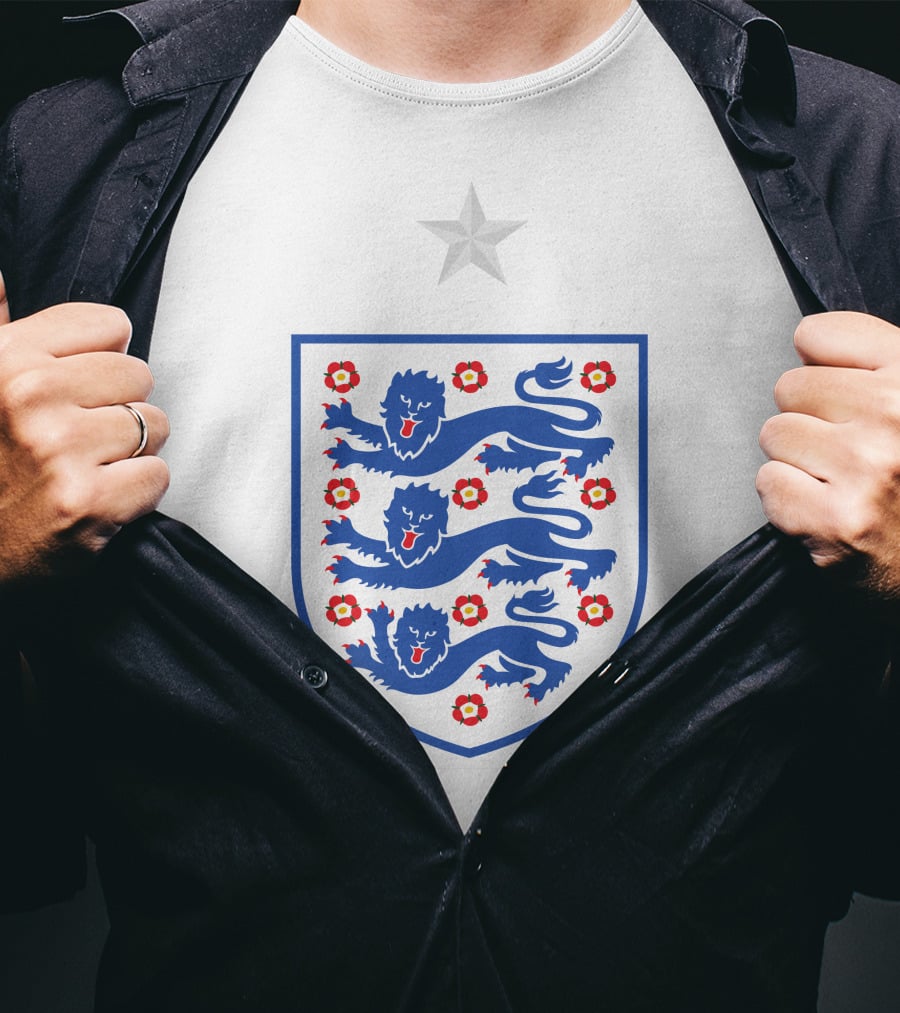 Marcus Rashford England Three Lions Crest T-Shirt