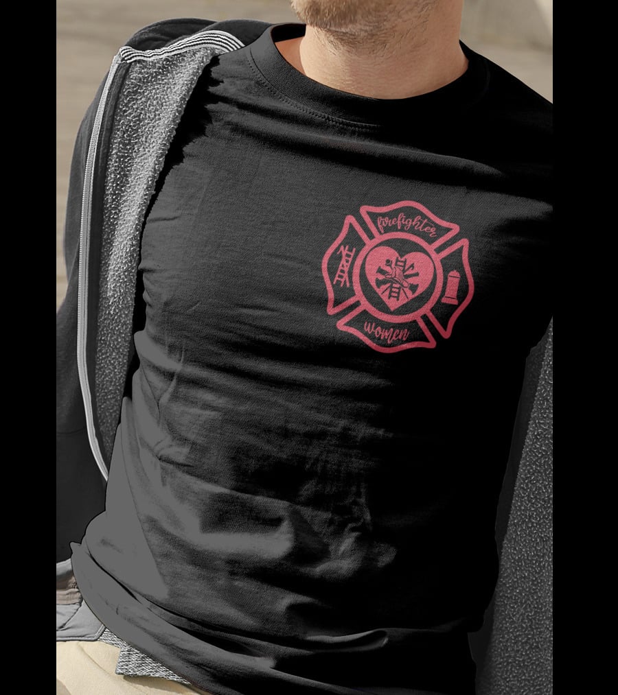 Firefighter Women Maltese Cross T-Shirt