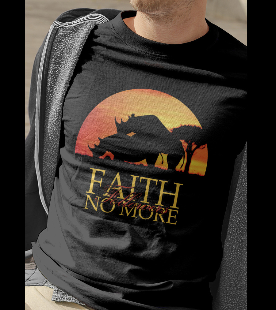 Faith No More Easy Followers Rhino Sunset T-Shirt