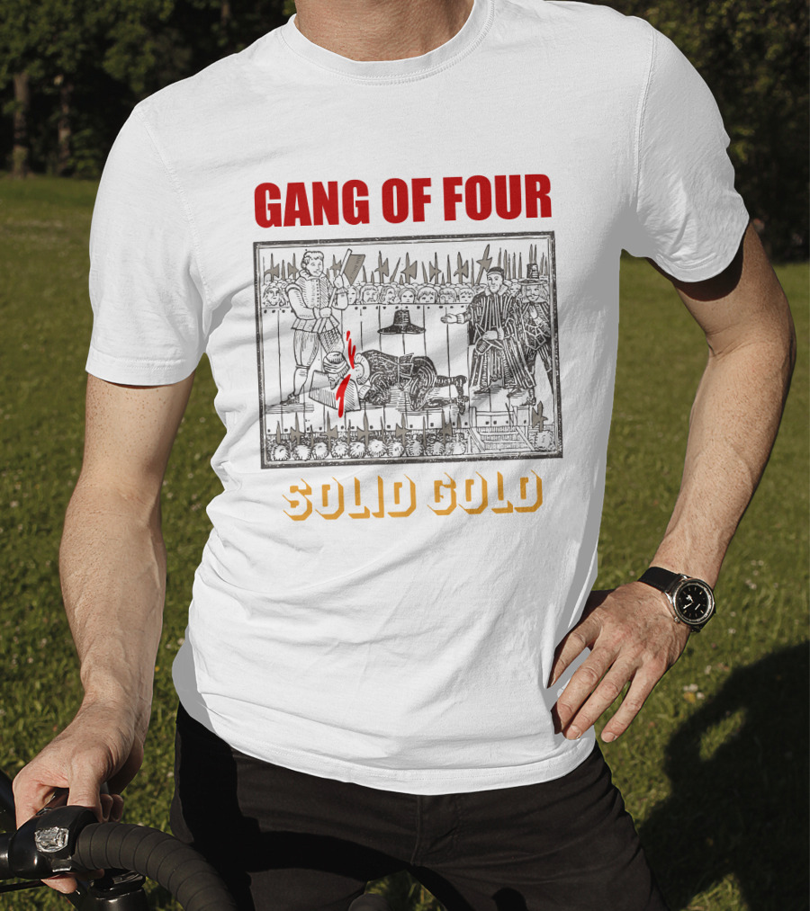 Gang Of Four Solid Gold Medieval Execution T-Shirt