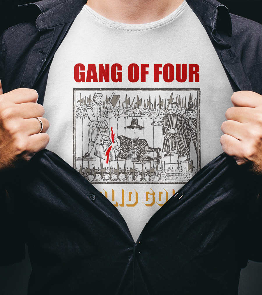 Gang Of Four Solid Gold Medieval Execution T-Shirt
