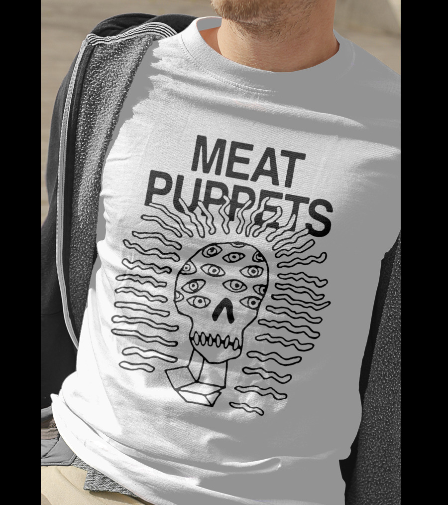 Meat Puppets Monsters Eye Skull T-Shirt
