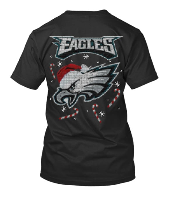Smith DeVonta Eagles Wings Christmas PE T-Shirt