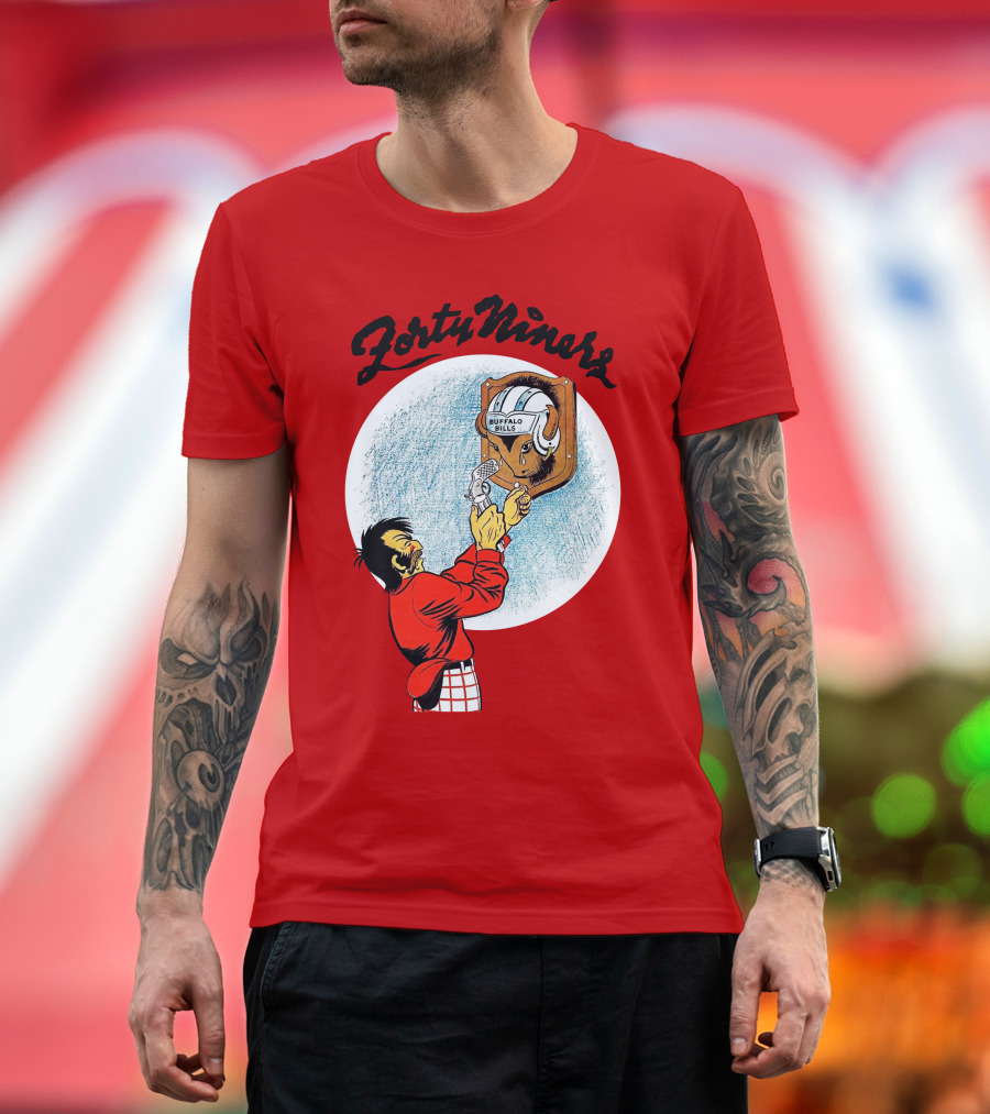 Forty Niner Buffalo Bills Helmet Quirky T-Shirt